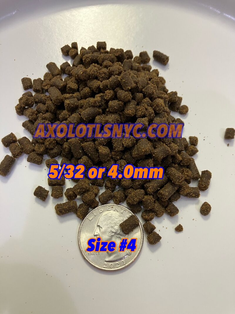 5/32" (4.0mm) Rangen Food Pellets