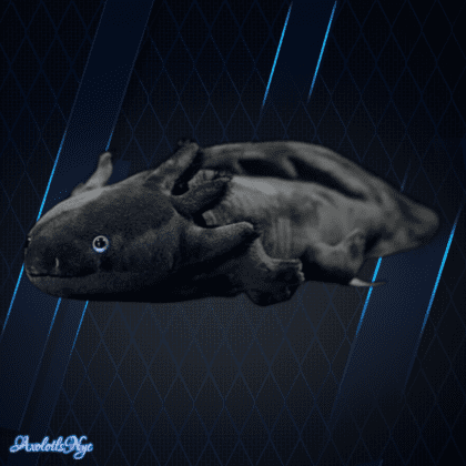 18” Axolotl Plush - Black