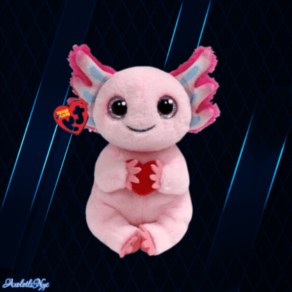 Ty Beanie Baby - LOCKY the 2024 Valentines Day Axolotl (8 Inch)