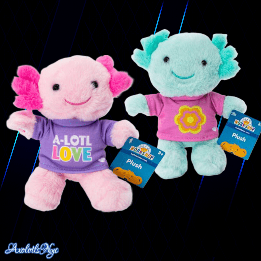 Build-A-Bear Workshop Plush Axolotl - Axolotls NYC