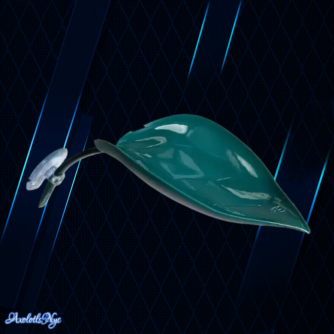 Axolotl/Reptile Resting Leaf (Light Green) Decor - Image 8